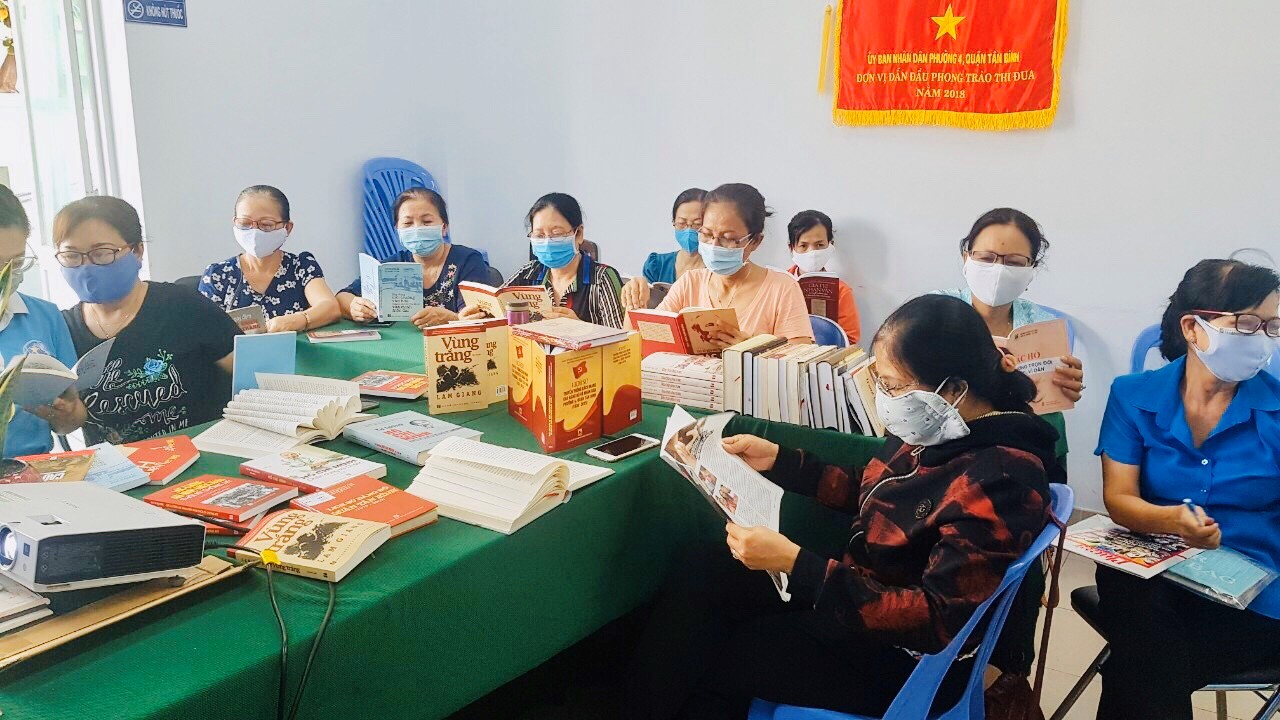 Phường 4: Tổ chức các hoạt động tuyên truyền Ngày sách Việt Nam (21/4)