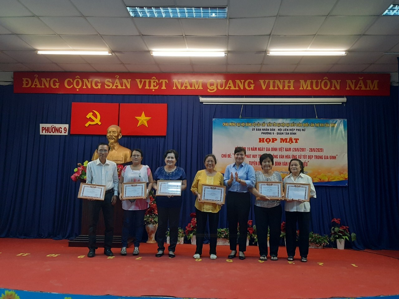 Phường 9: Tổ chức Họp mặt kỷ niệm 19 năm ngày gia đình Việt Nam (28/6)
