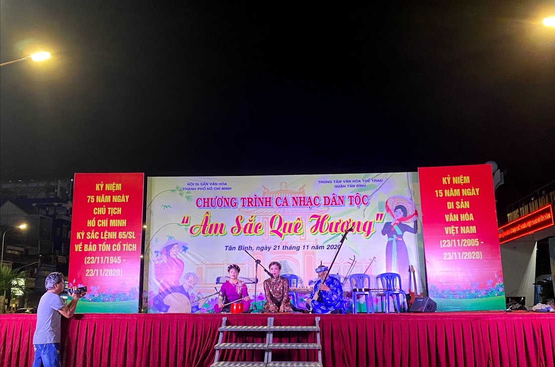 Phối hợp Hội Di sản văn hóa Thành phố Hồ Chí Minh tổ chức chương trình ca nhạc Dân tộc
