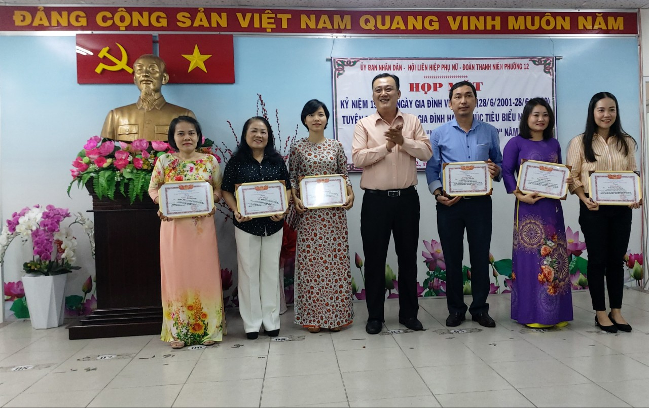 Phường 12: Tổ chức các hoạt động kỷ niệm Ngày Gia đình Việt Nam (28/6)