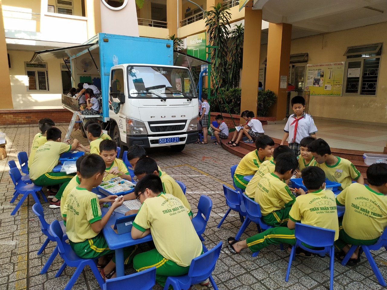 Thực hiện dự án “Thư viện thông minh lưu động” phục vụ đợt 03/2020