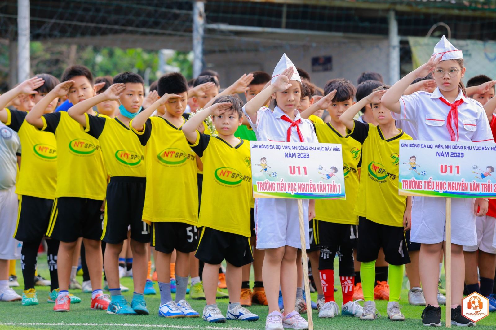 Phường 11: Tổ chức Giải bóng đá đội viên, nhi đồng U11, U12 khu vực Bảy Hiền - năm 2023.