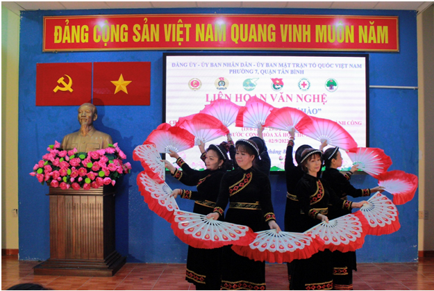 Phường 7: Tổ chức Liên hoan văn nghệ Kỷ niệm 77 năm ngày Quốc Khánh nước Cộng hòa xã hội chủ nghĩa Việt Nam (02/9/1945 – 02/9/2022)