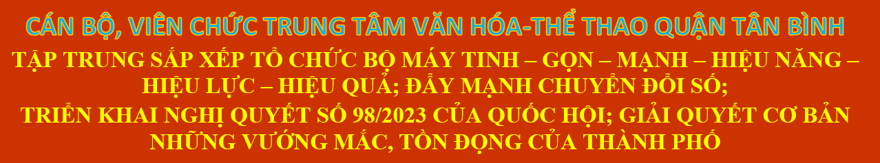 Trung tâm văn hóa thể thao Tân Bình