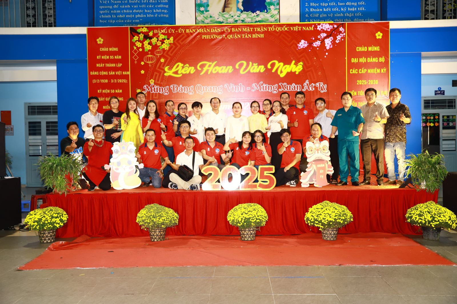 Phường 7: Tổ chức liên hoan văn nghệ ``Mừng Đảng quang vinh - Mừng xuân Ất Tỵ năm 2025