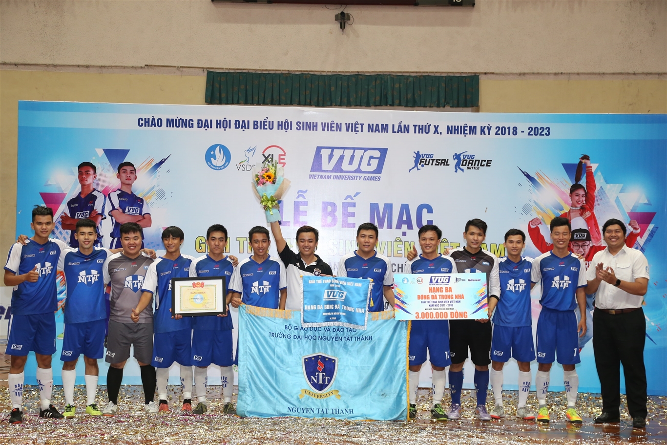 Bế mạc Giải Thể thao sinh viên Việt Nam (VUG) năm học 2017 - 2018 khu vực TP. Hồ Chí Minh tại Nhà Thi đấu Tân Bình