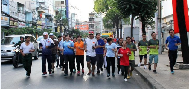 Quận Tân Bình: Hơn 1.200 người tham gia Ngày chạy Olympic 2018
