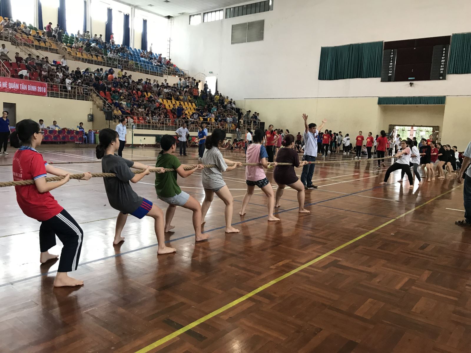 TT. VH - TT Q.Tân Bình: Tổ chức thi đấu các môn trò chơi vận động hè cấp quận năm 2018.