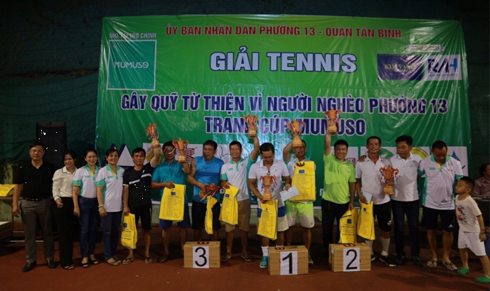 Phường 13: Tổ chức “Giải tennis doanh nhân tranh cúp MUMUSO.