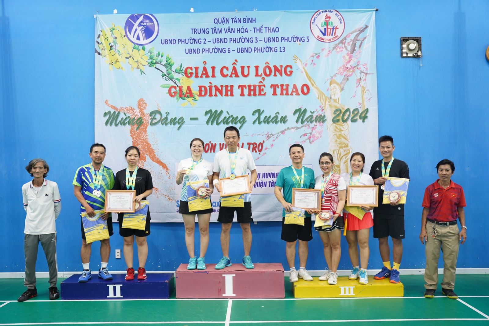 Trung tâm Văn hóa – Thể thao quận Tân Bình: Tổ chức Giải Cầu lông Gia đình Thể thao Mừng Đảng – Mừng xuân năm 2024