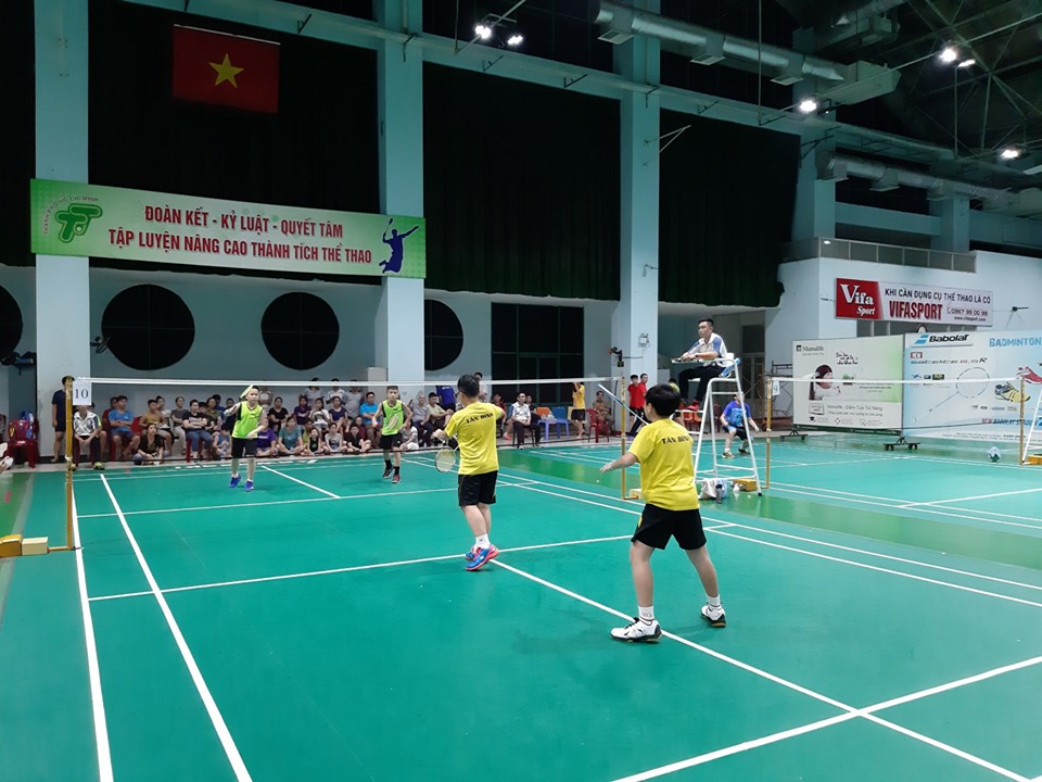 Đội tuyển Cầu lông quận Tân Bình tham dự giải cầu lông năng khiếu trẻ Tp. Hồ Chí Minh