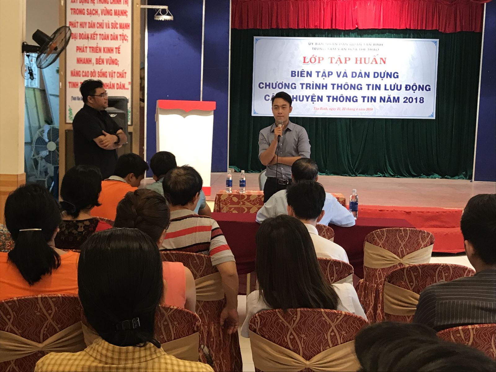 Khai giảng lớp tập huấn biên tập và dàn dựng chương trình Thông tin lưu động- Câu chuyện thông tin.