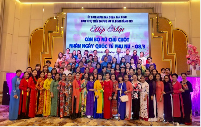 Họp mặt cán bộ nữ chủ chốt quận Tân Bình năm 2018