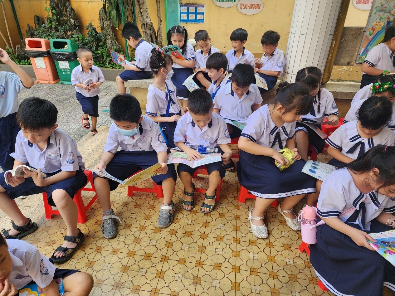Thư viện quận Tân Bình: Tổ chức Ngày hội Tuyên truyền giới thiệu sách và hoạt động STEM khoa học vui chủ đề “Văn hoá đọc trong nhà trường” năm 2023
