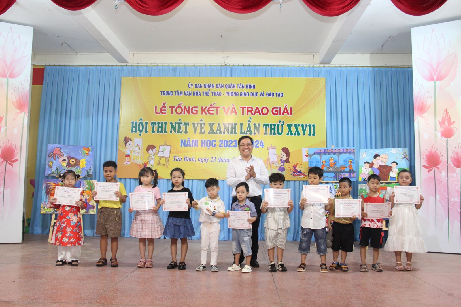 Quận Tân Bình: Tổ chức Tổng kết và trao giải Hội thi “Nét vẽ xanh” lần thứ XXVII năm học 2023-2024
