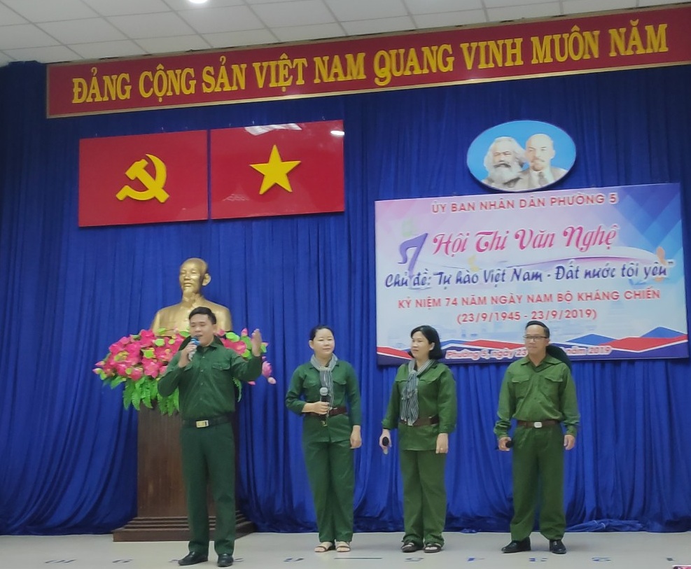 Phường 5: Tổ chức Hội thi văn nghệ “Tự hào Việt Nam – Đất nước tôi yêu”