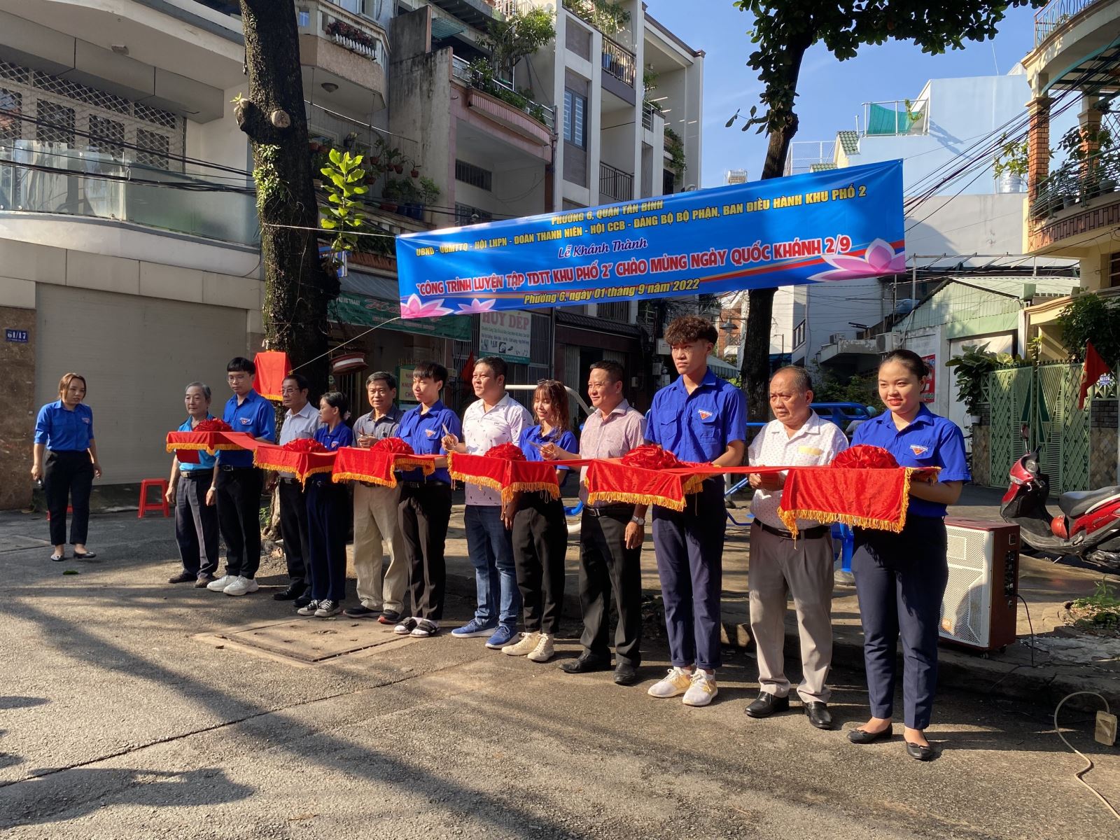 Phường 6: Tổ chức Lễ Khánh thành Khu tập luyện Thể thao