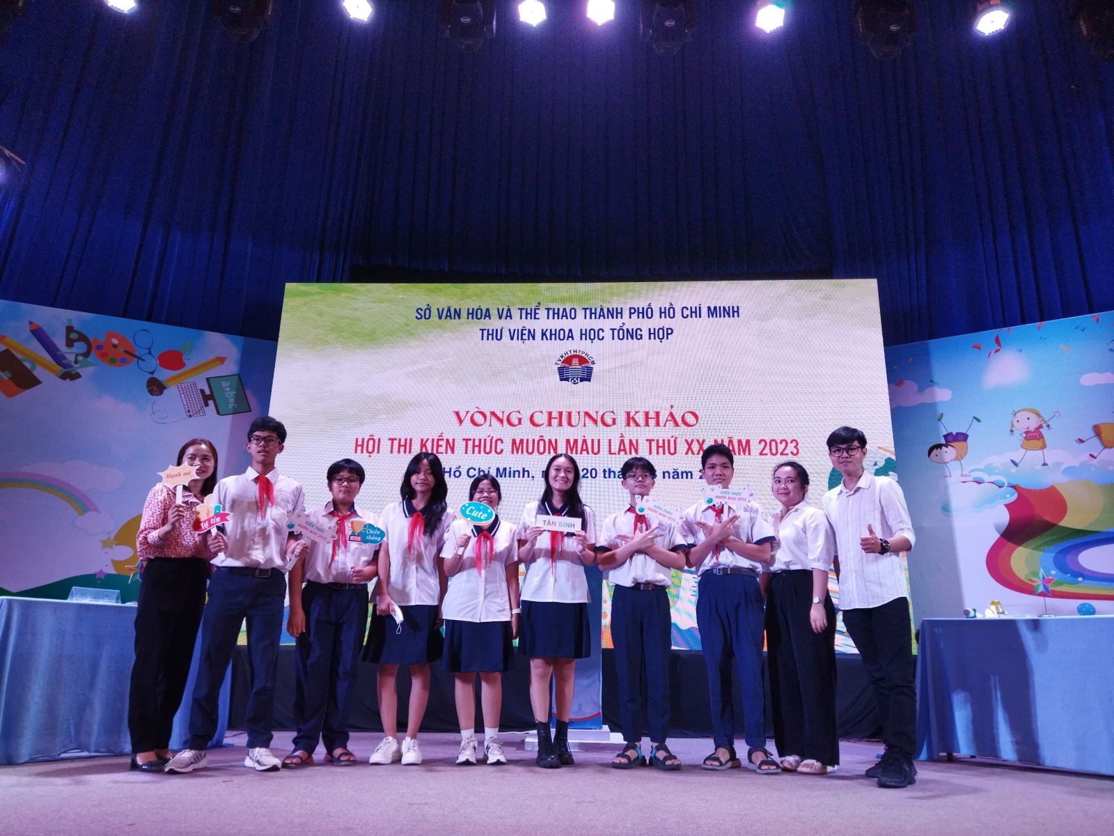 Thư viện quận Tân Bình: Tham dự hội thi ``Kiến thức muôn màu năm 2023`` vòng chung khảo cấp Thành phố