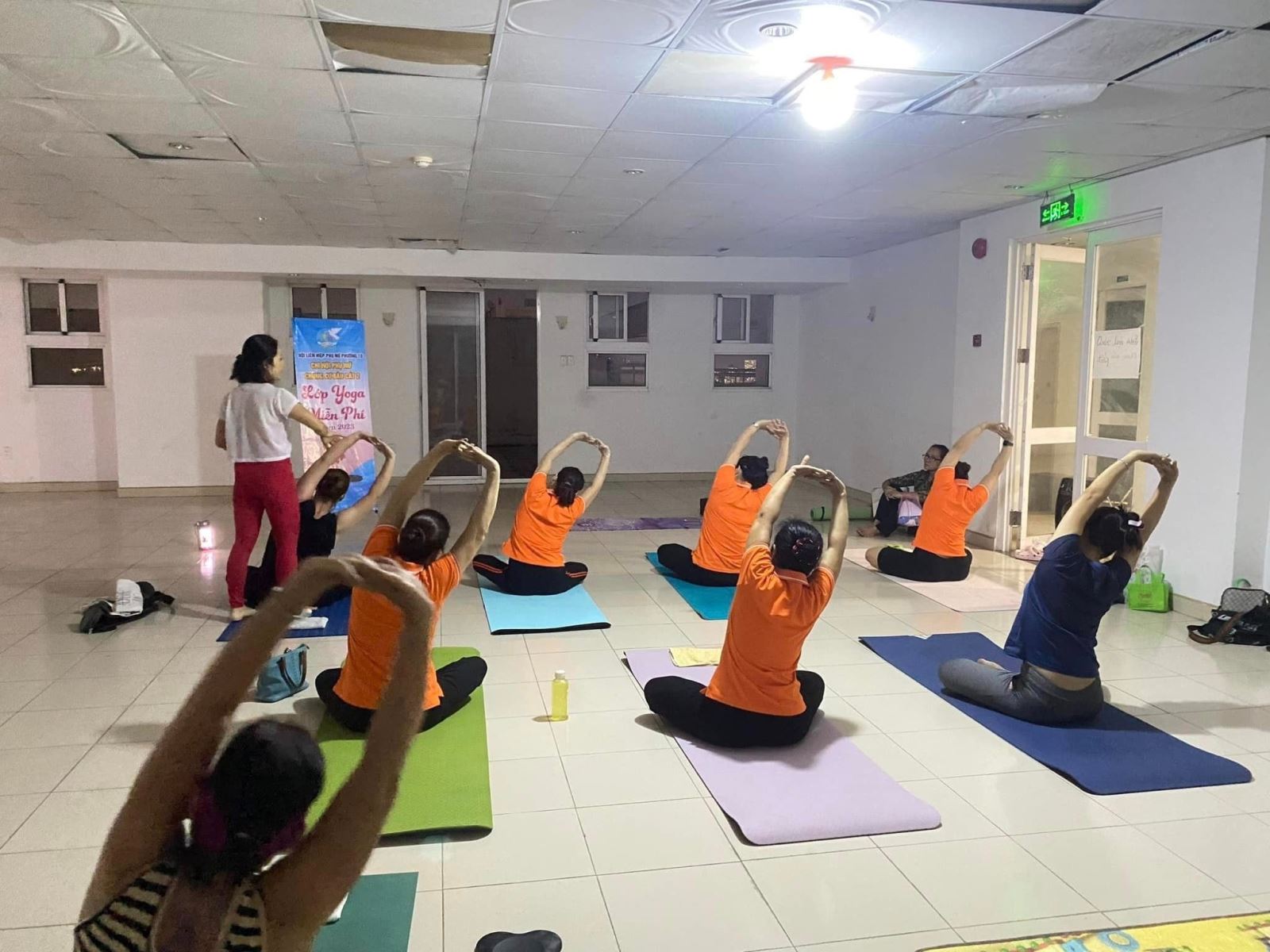 Phường 10: Tổ chức Lớp Yoga miễn phí