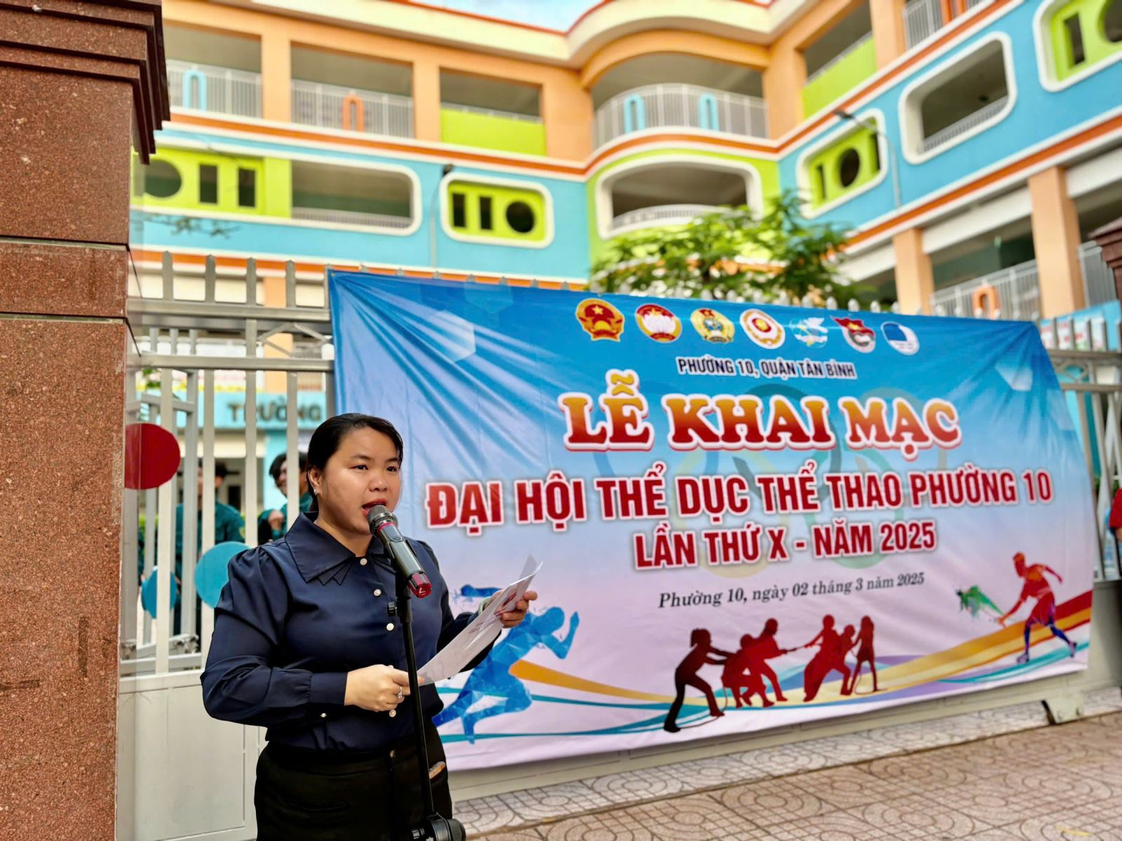 Phường 10: Tổ chức lễ khai mạc Đại hội Thể dục thể thao lần thứ X – năm 2025