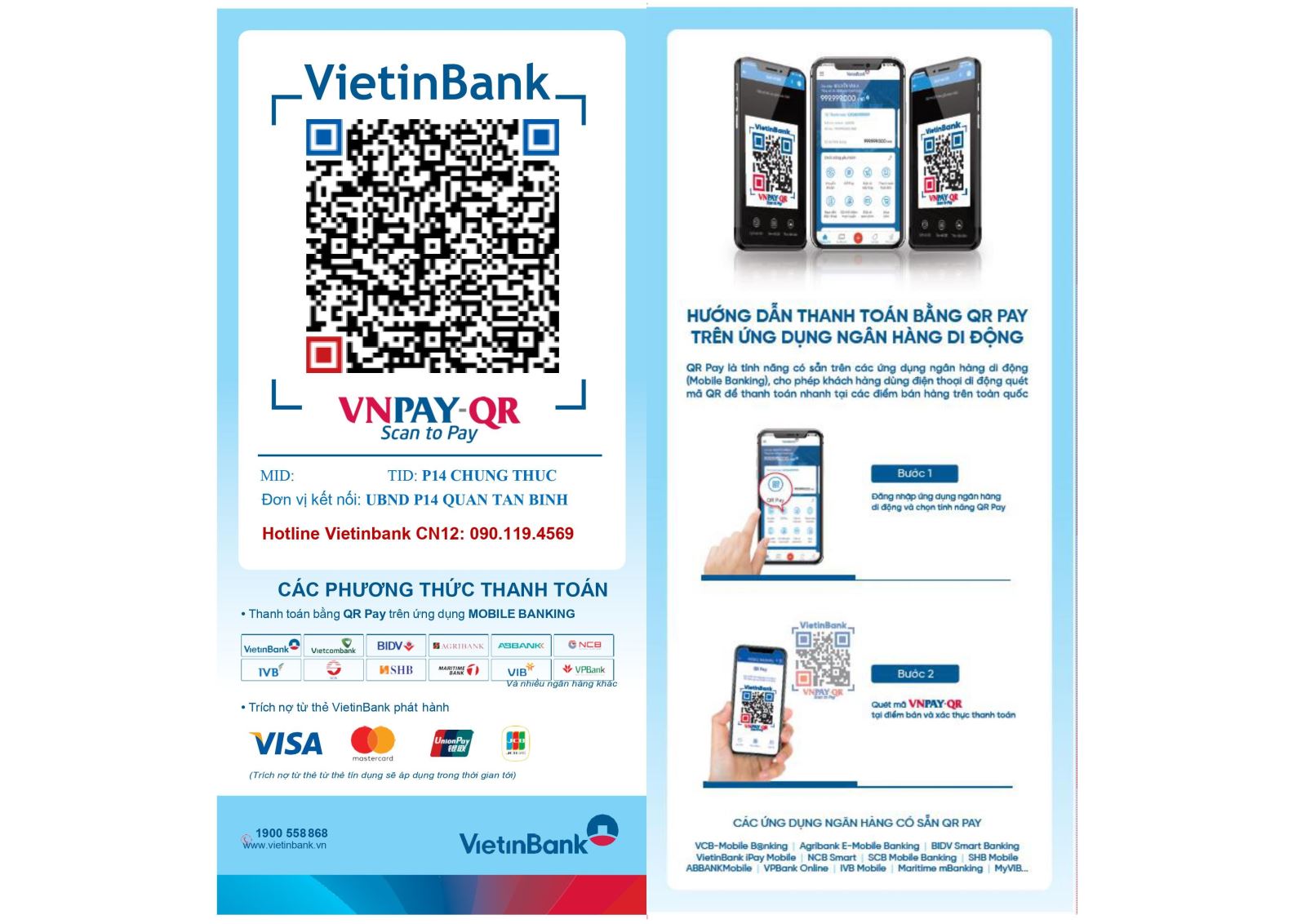 Phường 14: Tổ chức ra mắt “Mô hình thanh toán điện tử qua ứng dụng VNPAY - QR” và ra mắt Tổ công nghệ số cộng đồng Phường 14