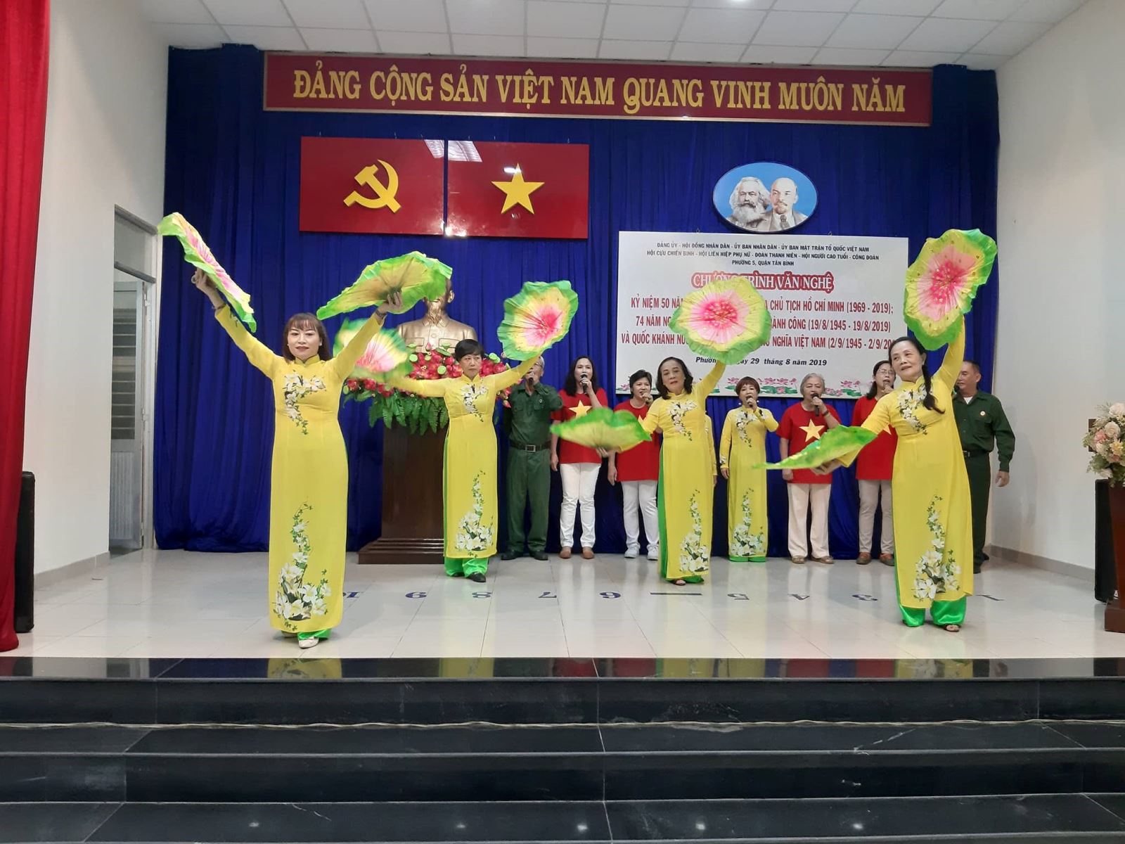 Phường 5: Tổ chức Chương trình văn nghệ kỷ niệm 50 năm thực hiện Di chúc Bác Hồ