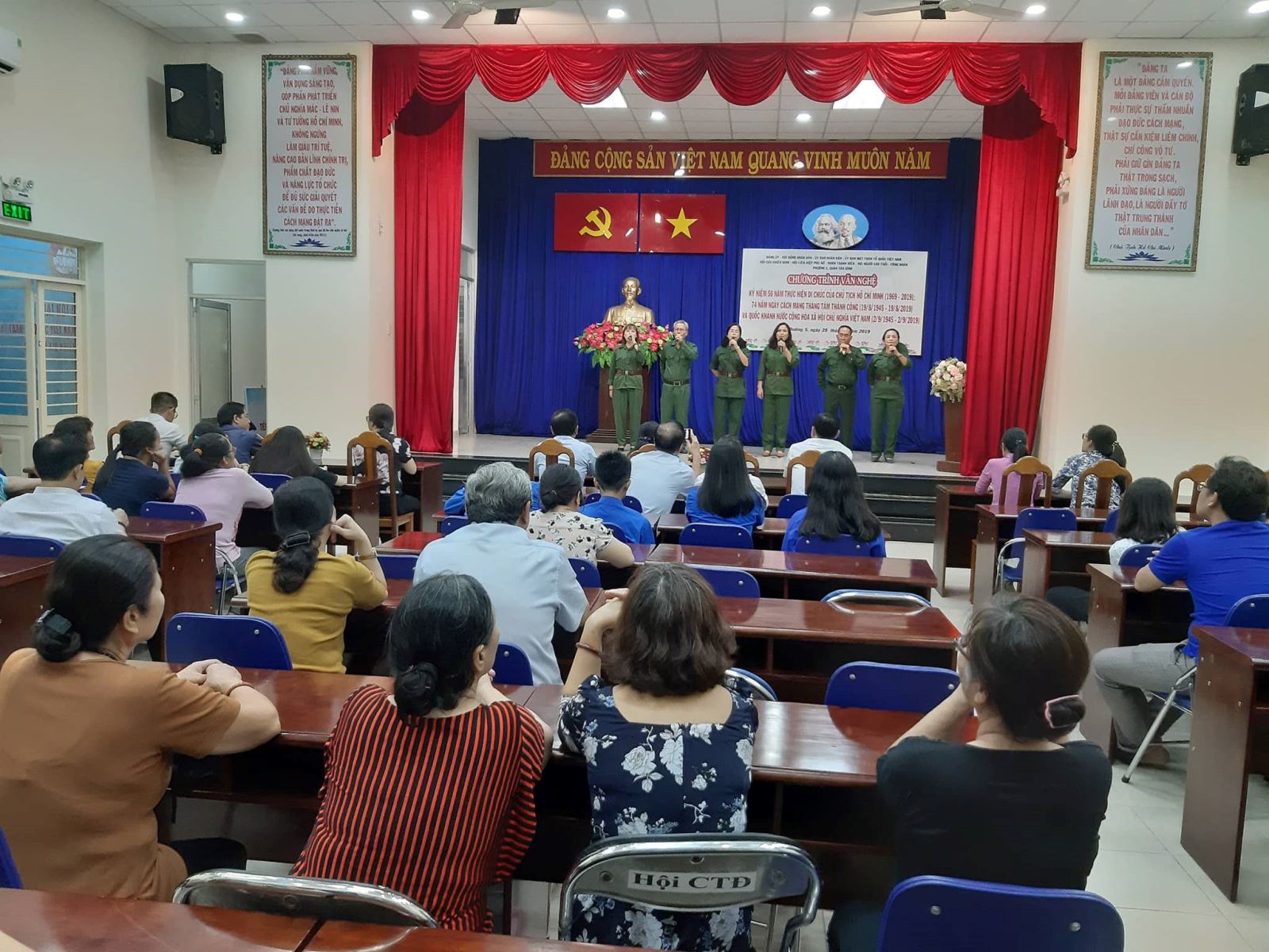 Phường 5: Tổ chức Chương trình văn nghệ kỷ niệm 50 năm thực hiện Di chúc Bác Hồ