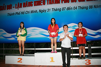 Quận Tân Bình đạt giải nhì toàn đoàn – Giải bơi – lặn năng khiếu thành phố năm 2017