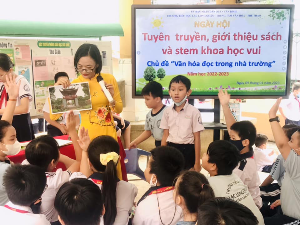 Thư viện quận Tân Bình: Tổ chức Ngày hội Tuyên truyền giới thiệu sách và hoạt động Stem khoa học vui chủ đề “Văn hoá đọc trong nhà trường”