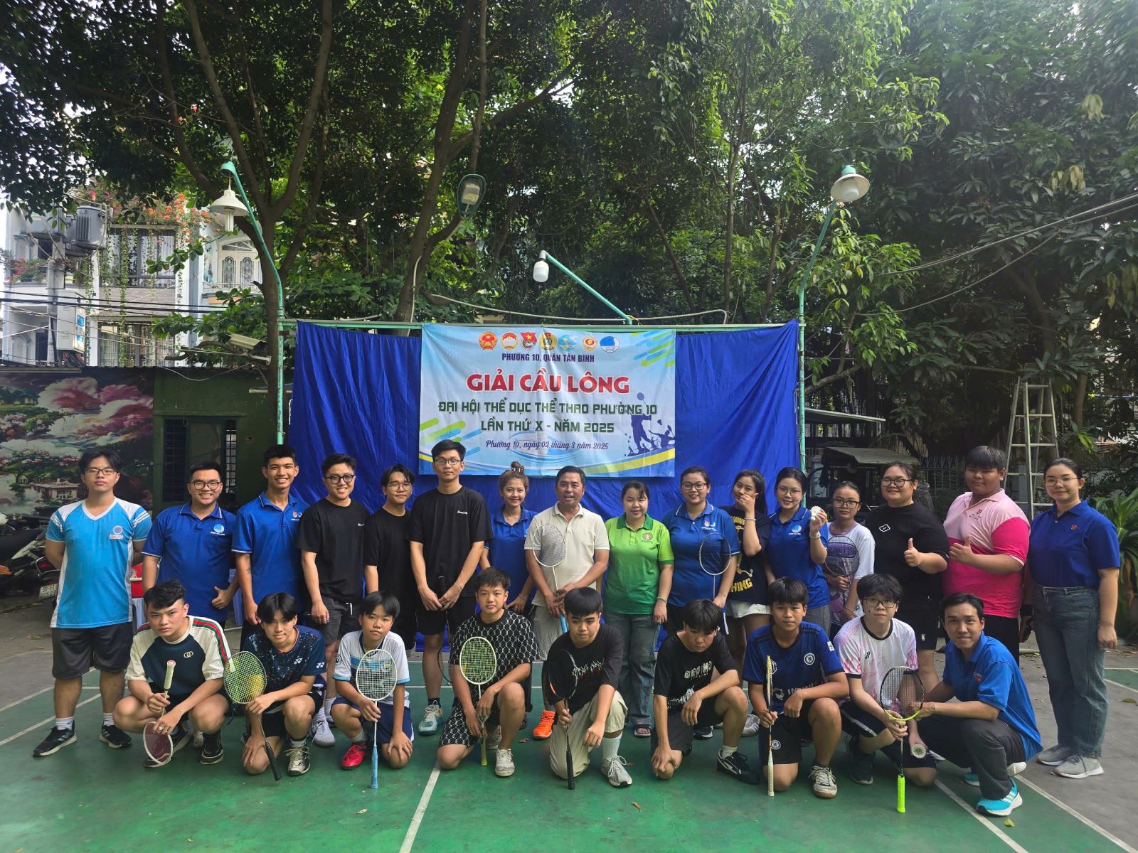 Phường 10: Tổ chức Giải cầu lông Đại hội Thể dục thể thao lần thứ X – năm 2025